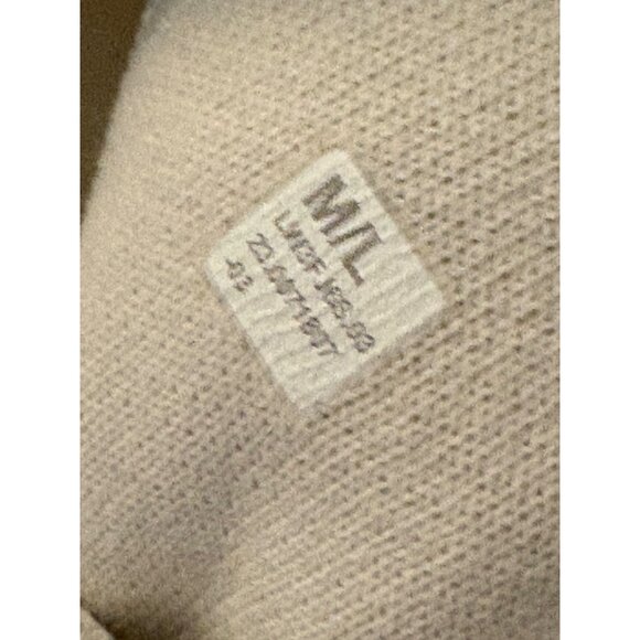 Lululemon Scuba Oversized Funnel Neck Half-Zip Hoodie White Opal M/L Cotton - Picture 8 of 15